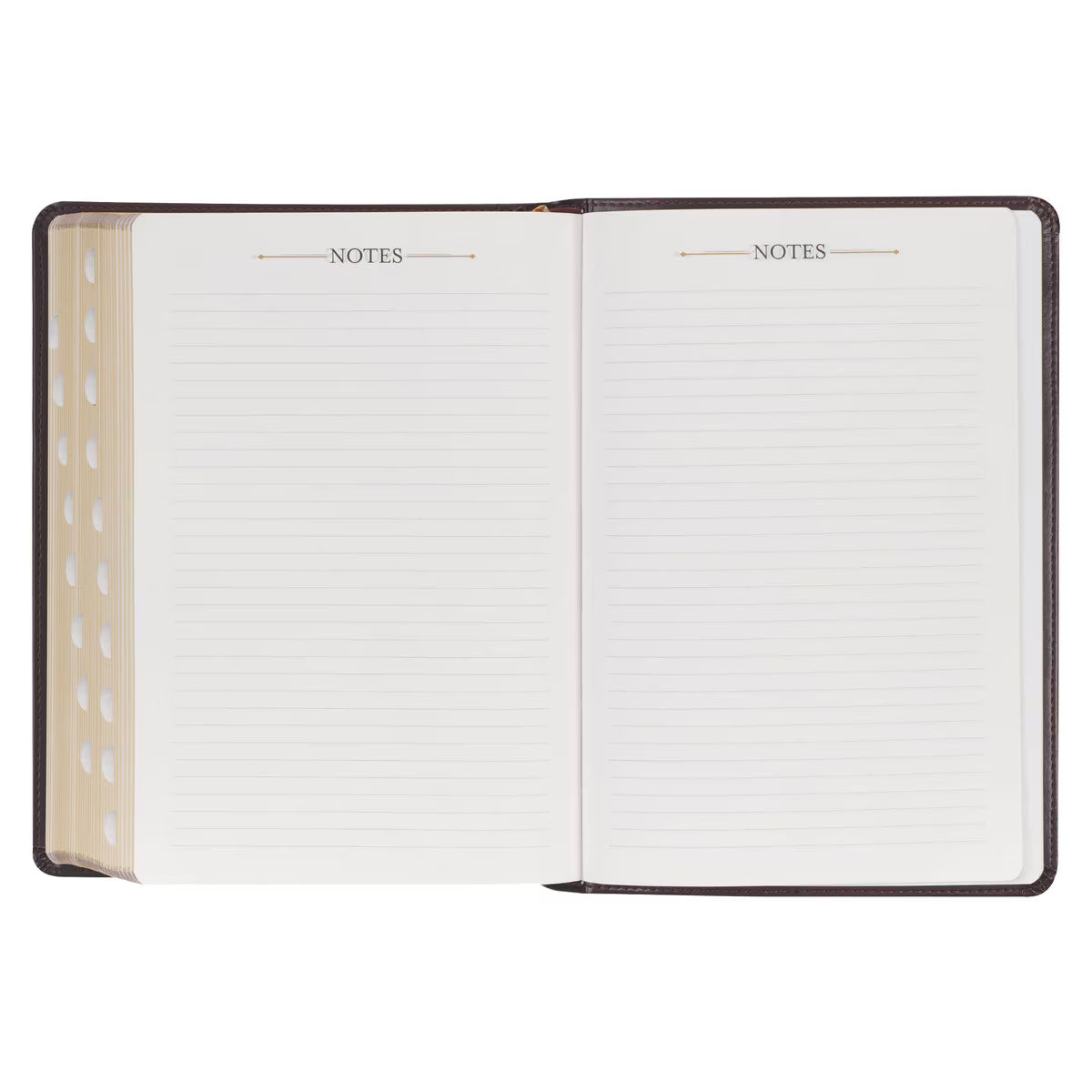 KJV Burgundy Faux Leather Study Bible with Thumb Index
