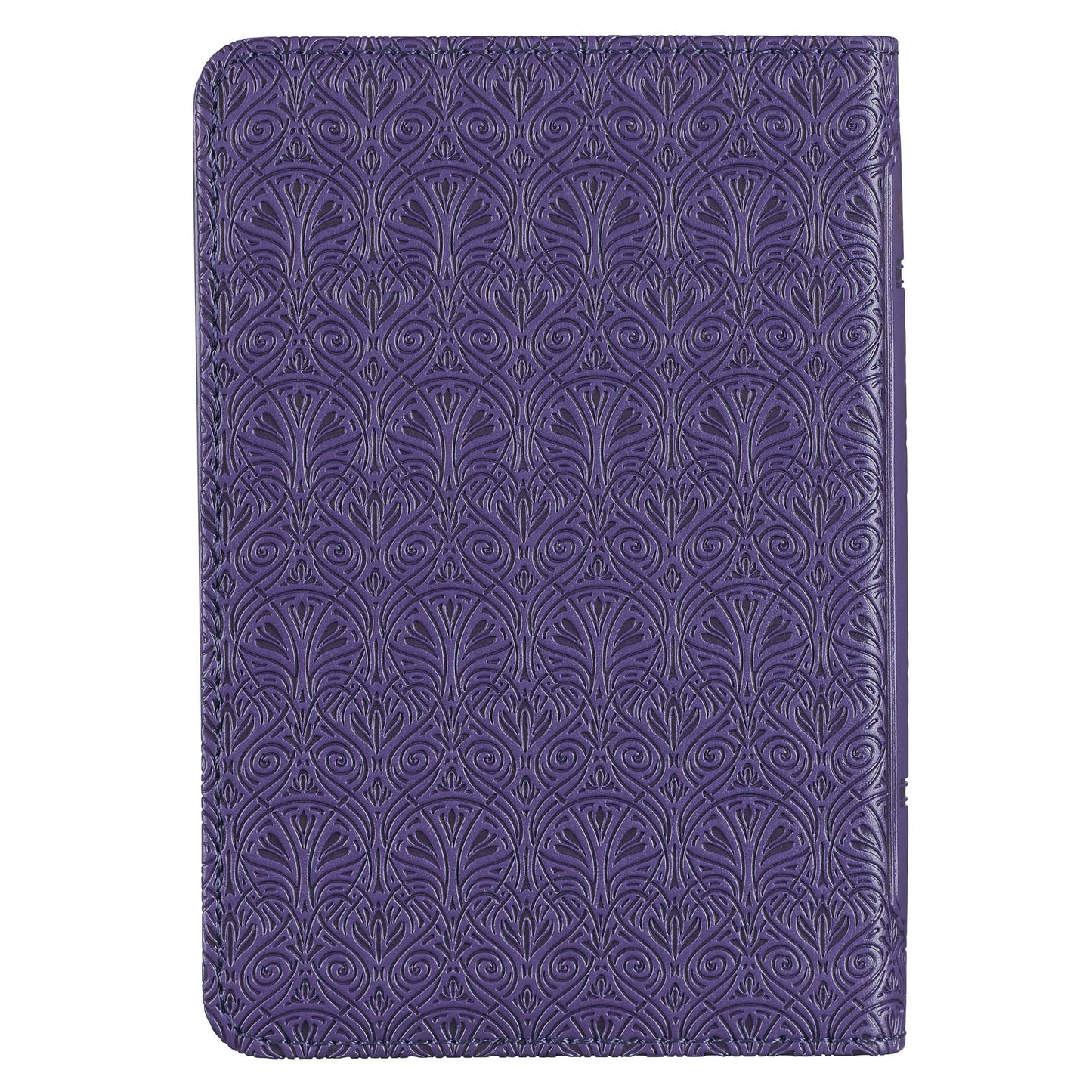Purple Faux Leather King James Version Mini Pocket Bible