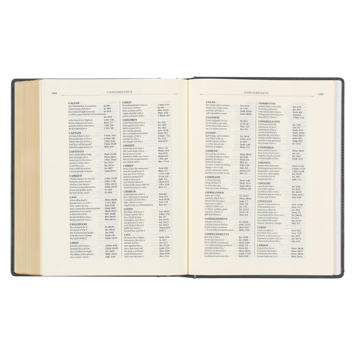 Iron Gray Faux Leather Hardcover Large Print King James Version Note-taking Bible