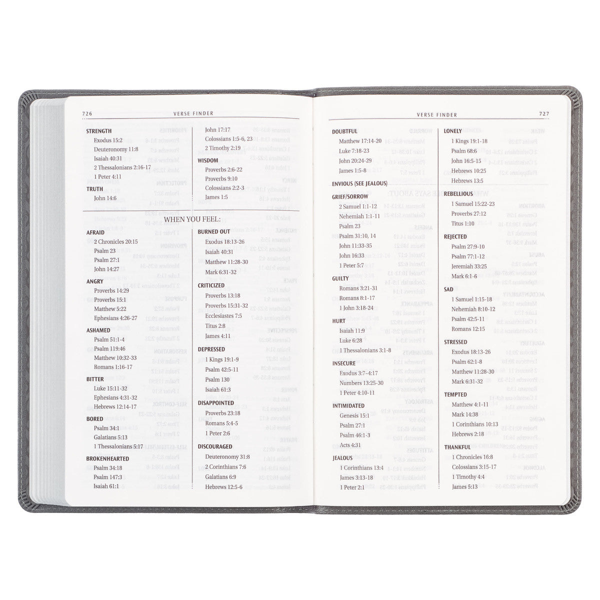 Charcoal Faux Leather Gift Edition King James Version Bible