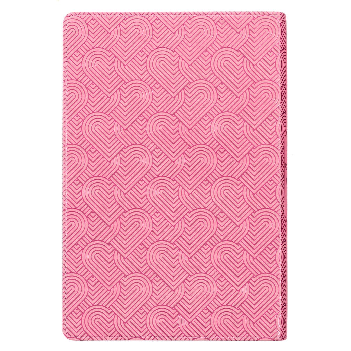 Blossom Pink Heart Faux Leather King James Version Kid's Bible
