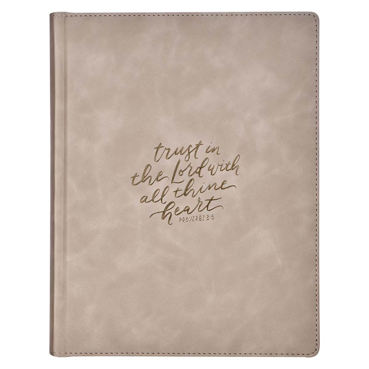 Trust Taupe Faux Leather Large Print King James Version Note-taking Bible