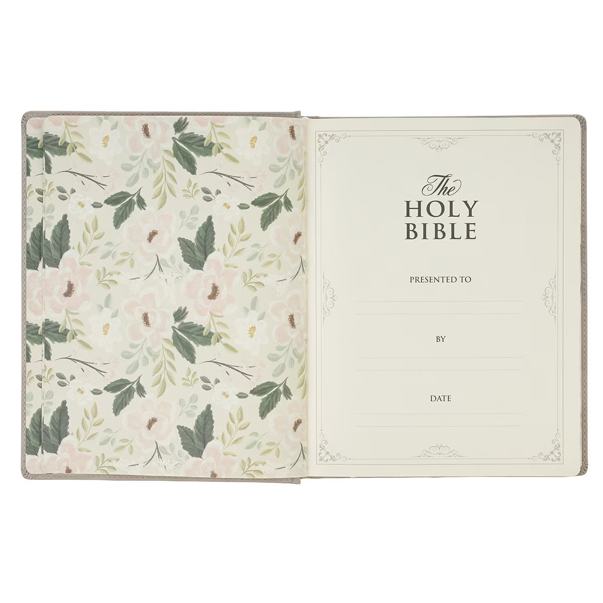 Trust Taupe Faux Leather Large Print King James Version Note-taking Bible