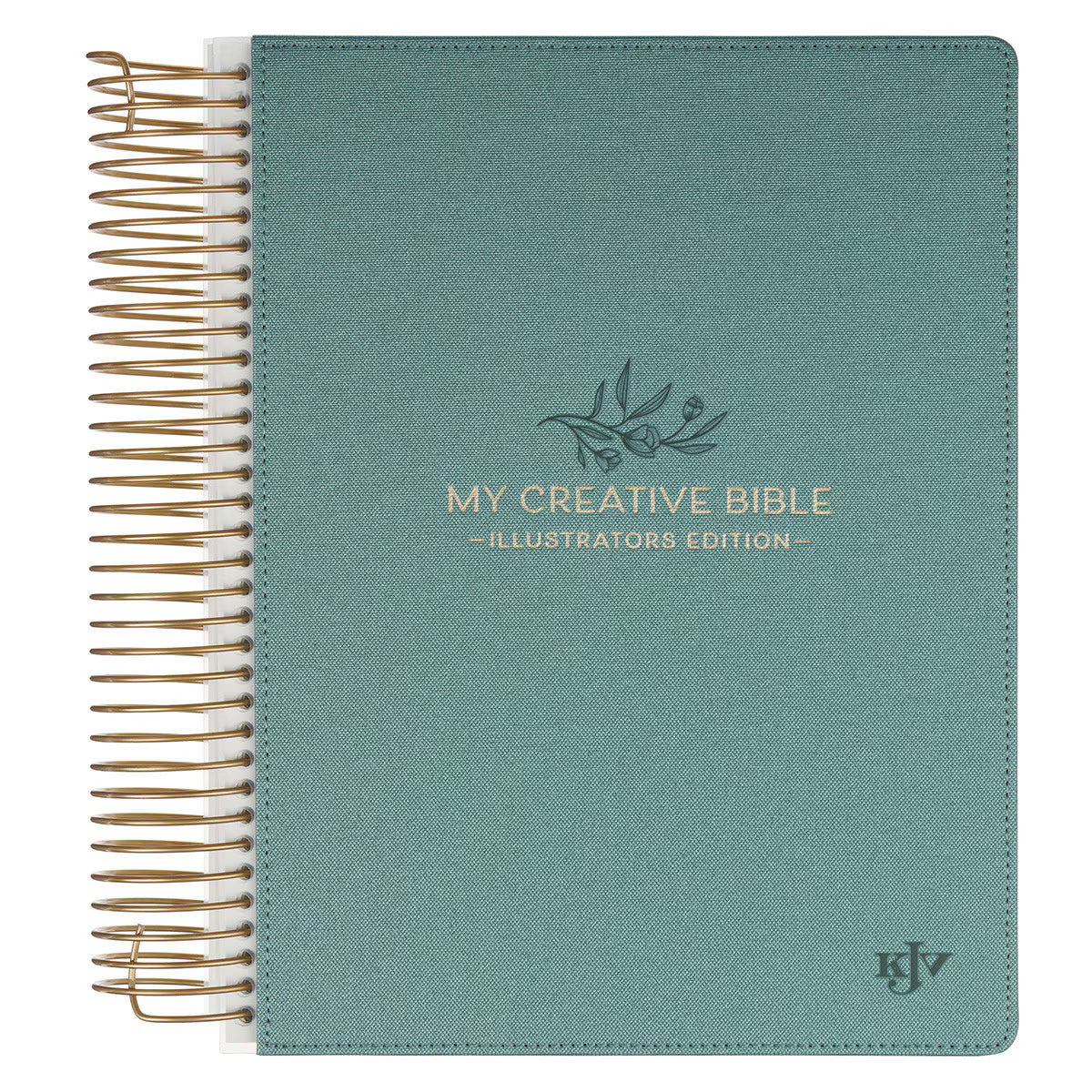 Teal Faux Leather Hardcover My Creative Bible Illustrators Edition