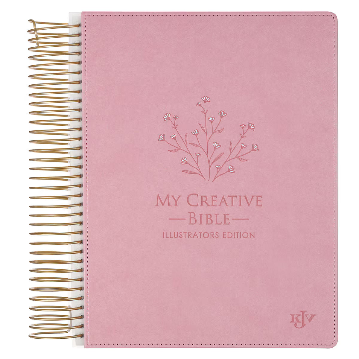 Pink Faux Leather Hardcover My Creative Bible Illustrators Edition