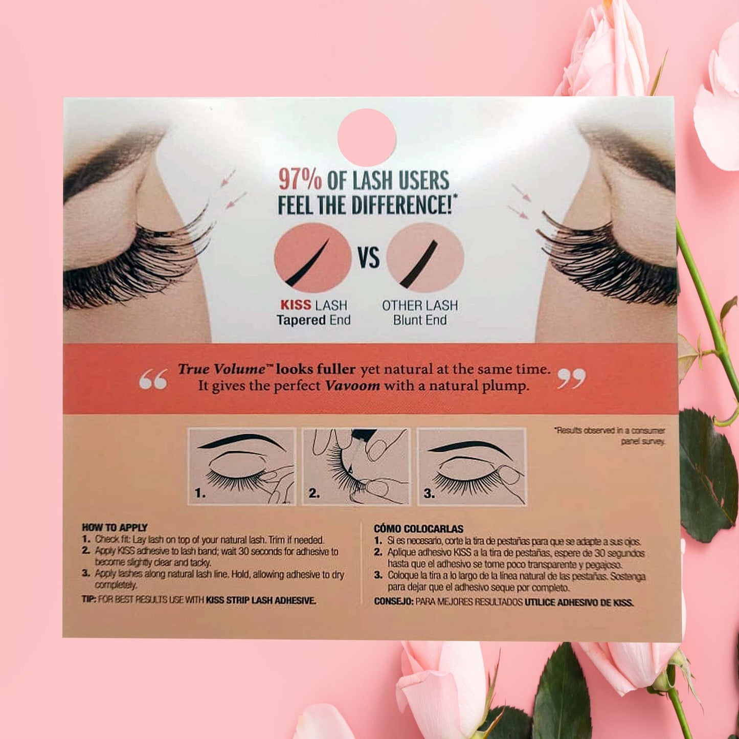 CHIC - KISS True Volume Natural Hair False Eyelashes