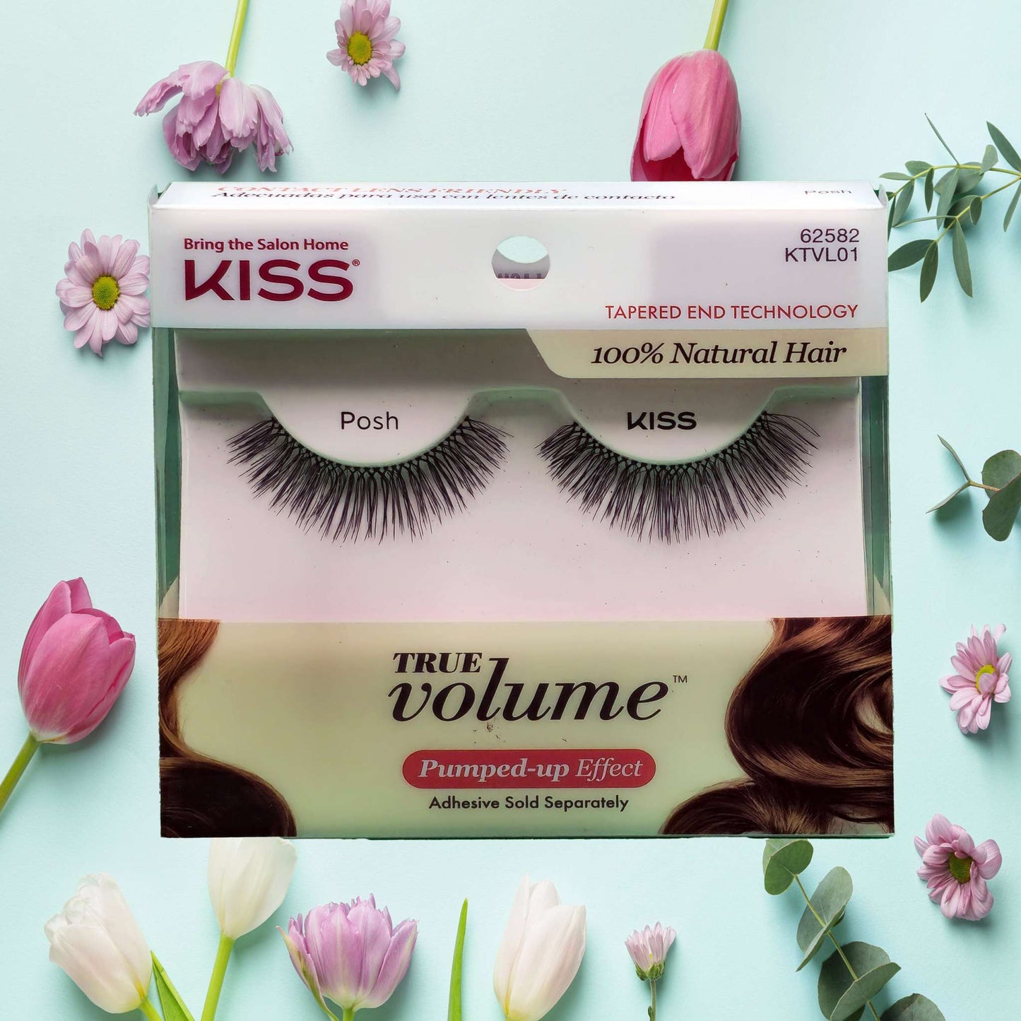 POSH - KISS True Volume Multi-Layered False Eyelashes With Tapered End Technology
