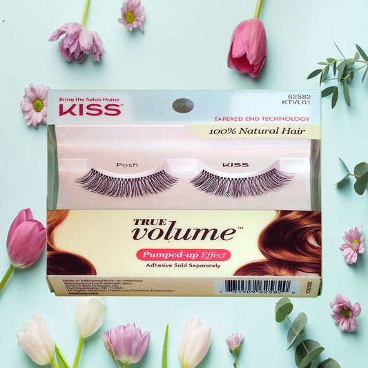 POSH - KISS True Volume Multi-Layered False Eyelashes With Tapered End Technology