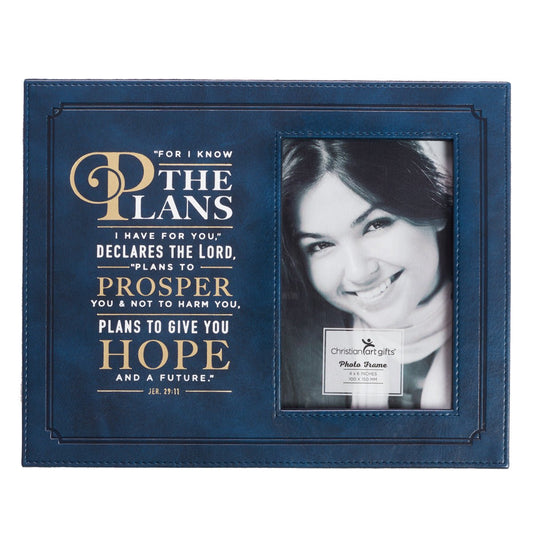 For I Know the Plans - Jeremiah 29:11 Photo Frame
