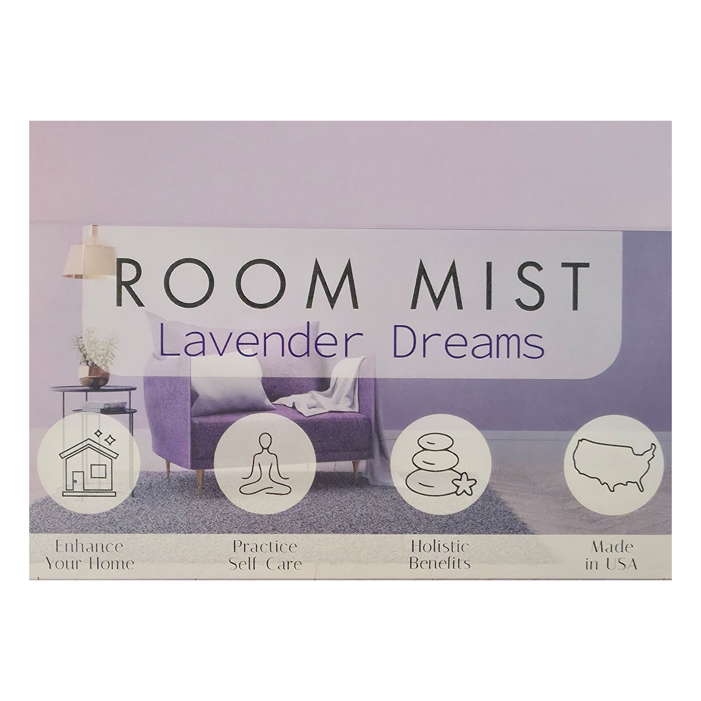 Lavender Dreams Room Mist Soothing Calming Fragrance Spray 2 Fl Oz