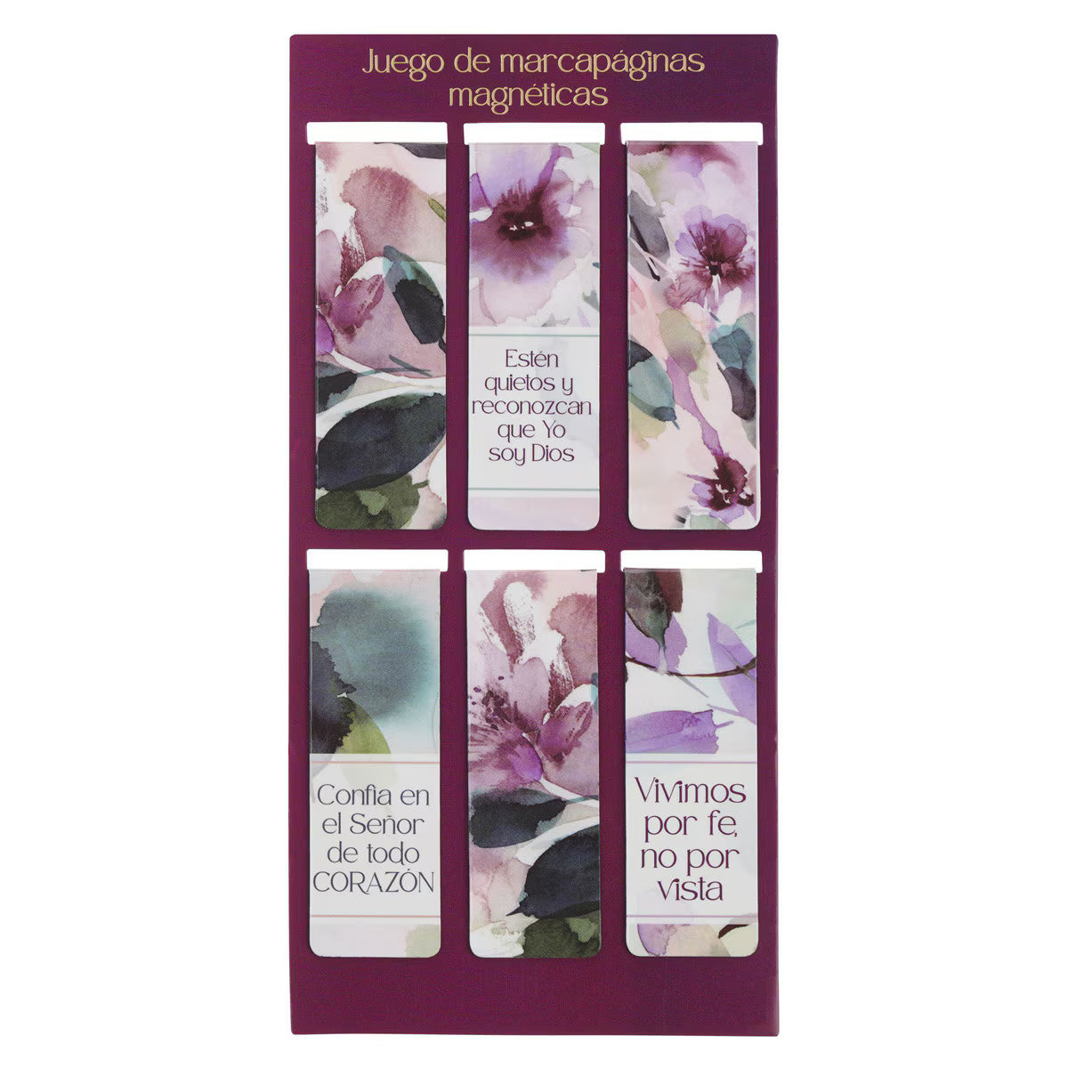 Juego de marcapáginas magnéticas “Florece como las flores” (Bookmark)
