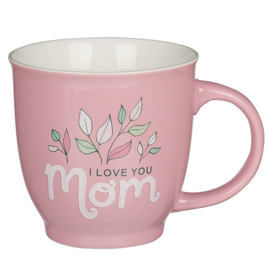 Mug Pink I Love You Mom Isa. 62:4