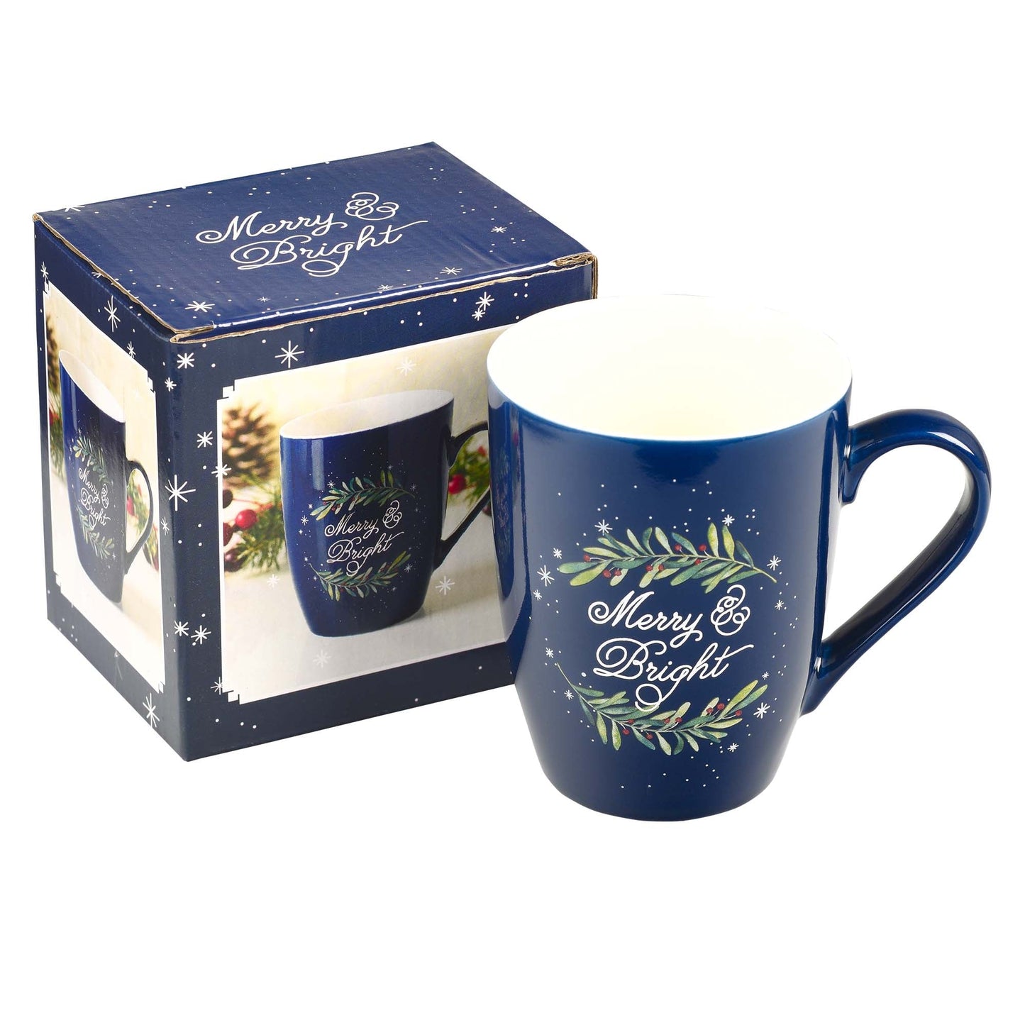 Merry & Bright Ceramic Christmas Mug