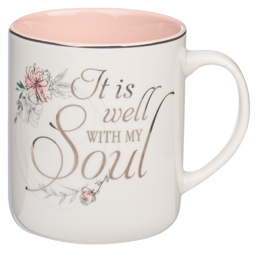 It Is Well Pink Ceramic Mug