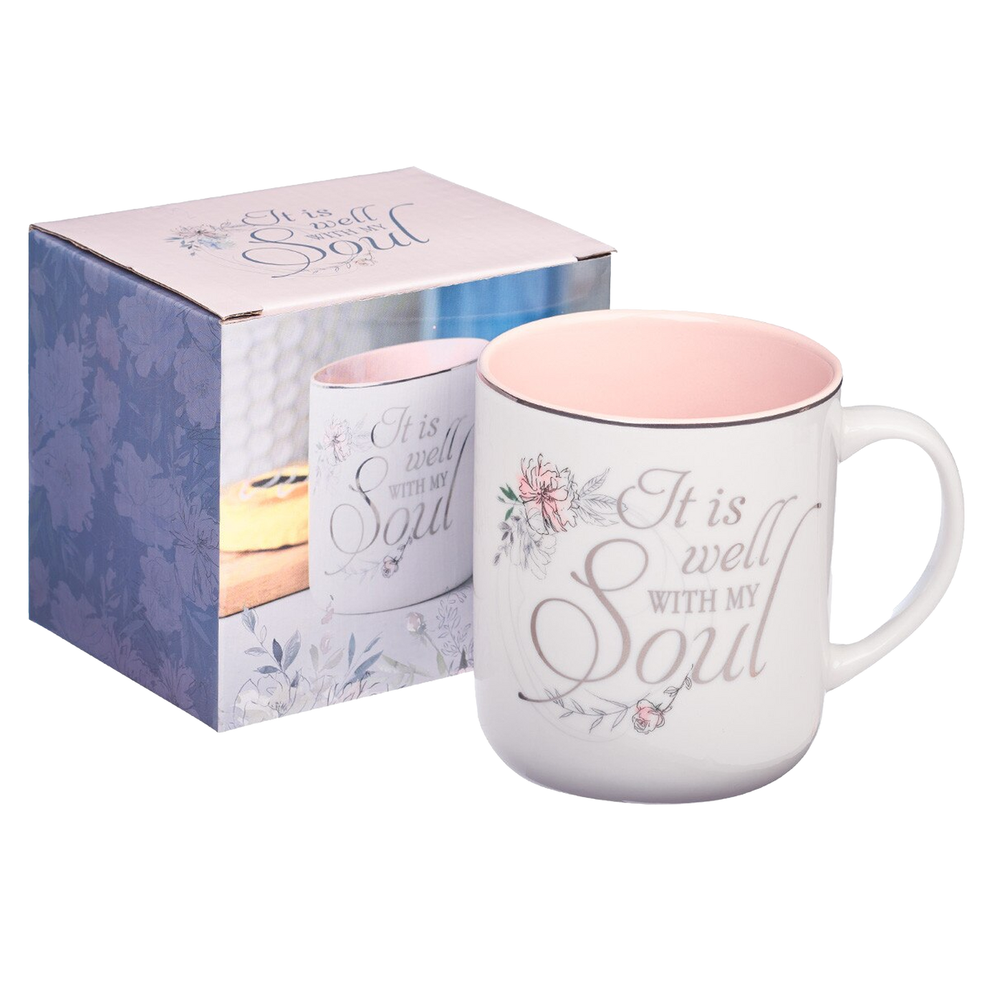 It Is Well Pink Ceramic Mug