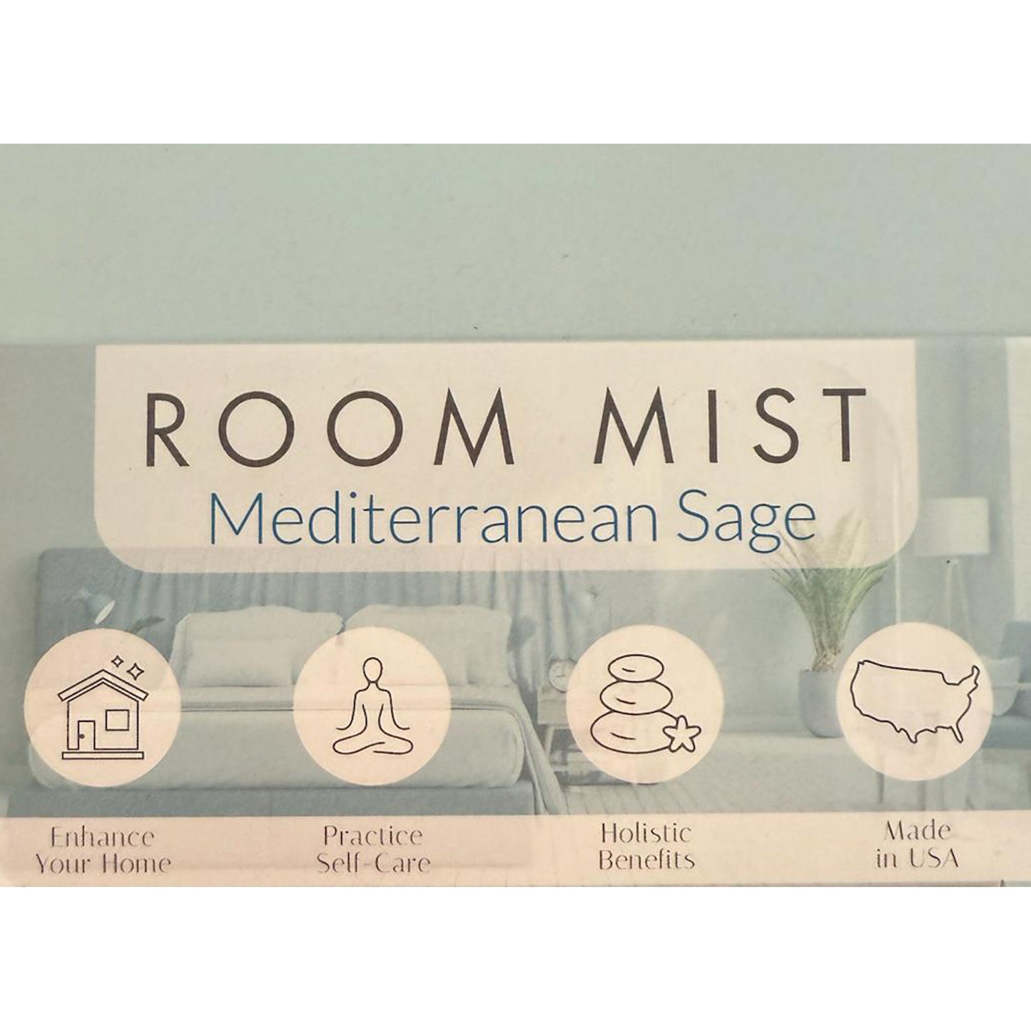 Mediterranean Sage Room Mist Uplifting Vitality Fragrance Spray 2 Fl Oz