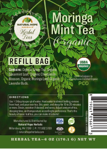 Organic Moringa Mint Tea