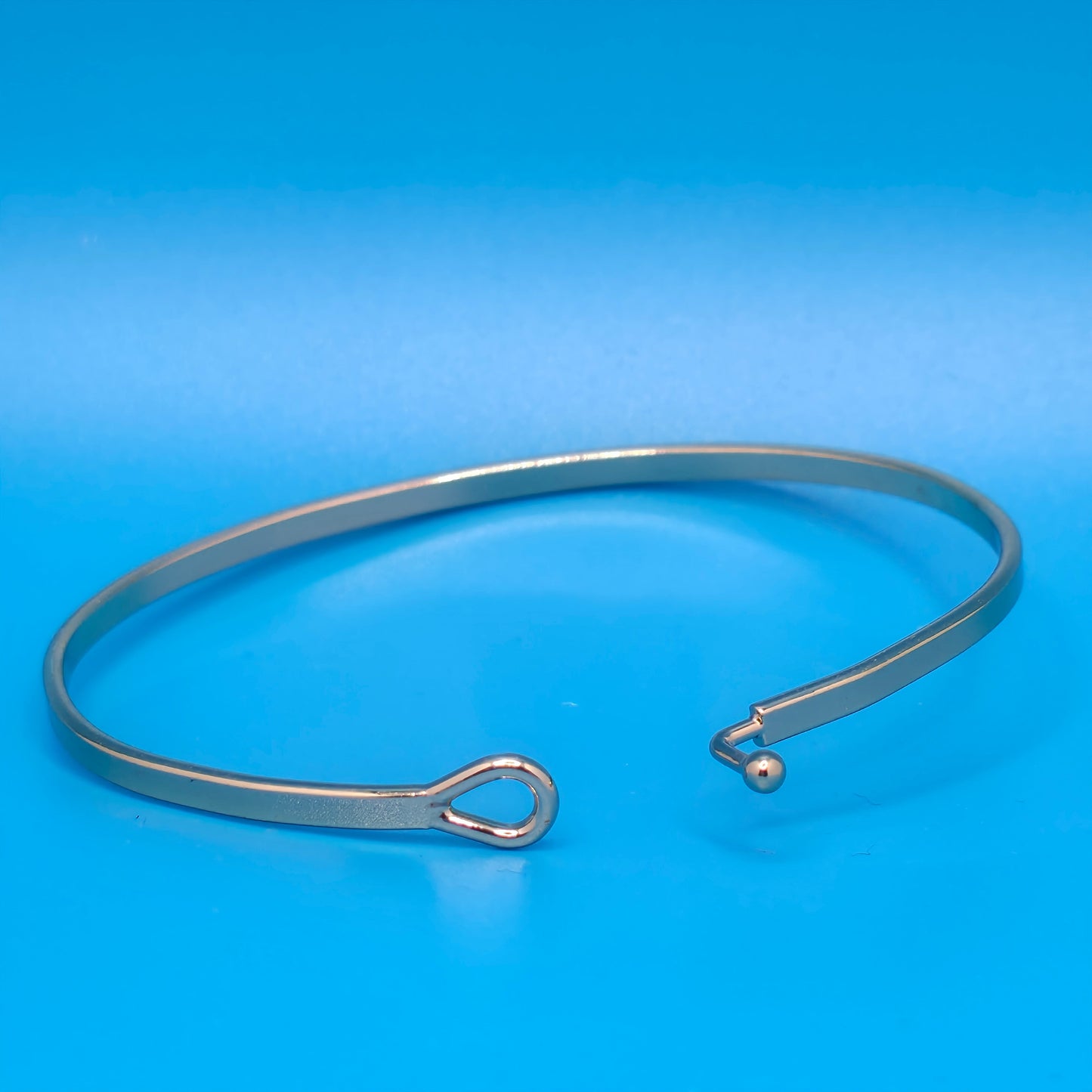 MY ONLY HOPE IS IN YOU Inspirational Message Bracelet Positive Message Engraved Thin Bangle - Jewelry