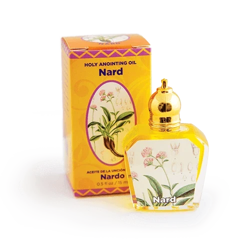Nard Holy Land Anointing Oil from Israel, 1/2 oz Roller Bottle from Jerusalem