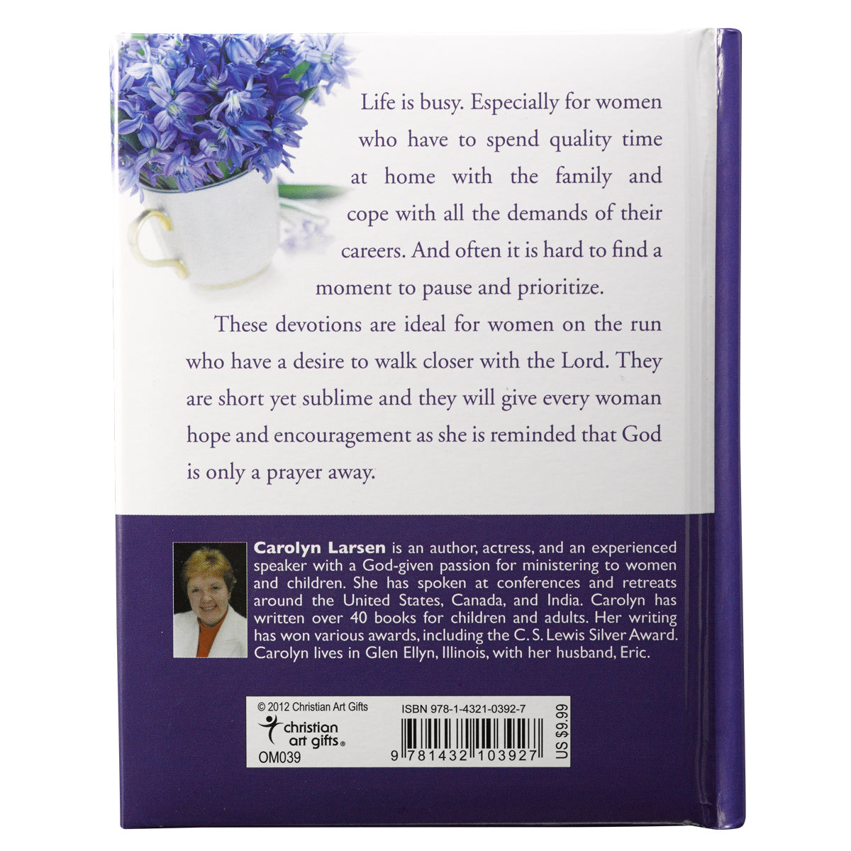 One-Minute Devotions for Women Hardcover By Carolyn Larsen - General Gift Book