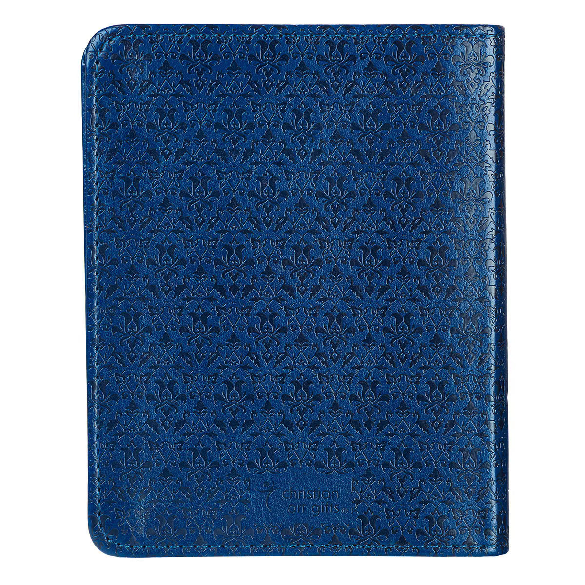 Faith's Checkbook Navy Blue Faux Leather One-Minute Devotions