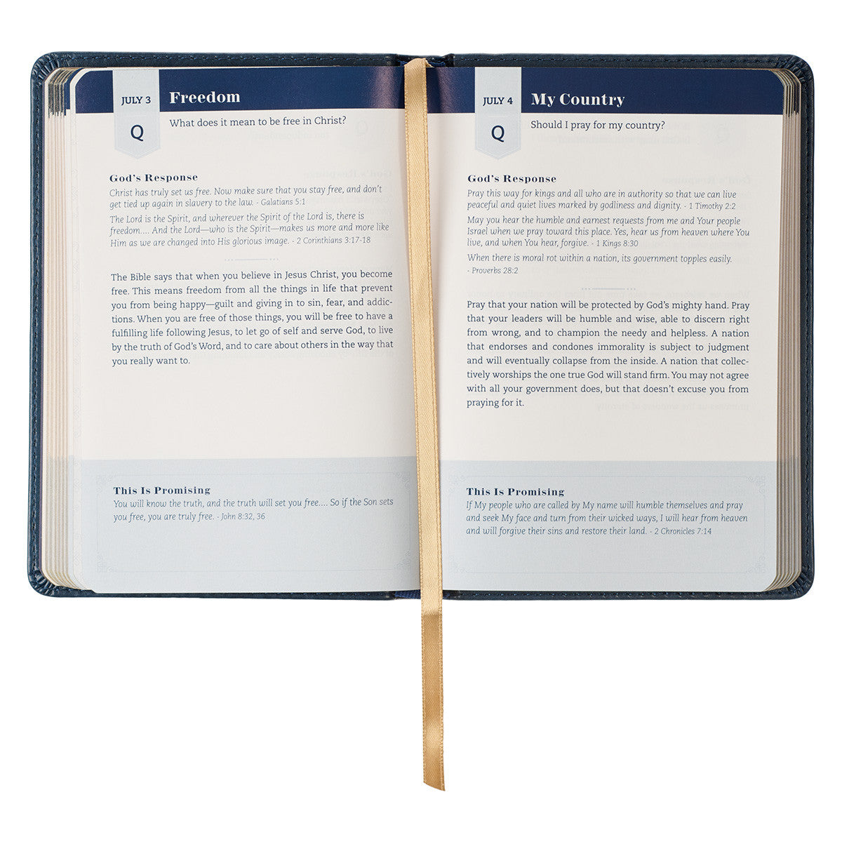 One Minute with God for Students Blue Faux Leather Devotional - BY RONALD A. BEERS, AMY E. MASON, KATHERINE J. BUTLER - General Gift Book