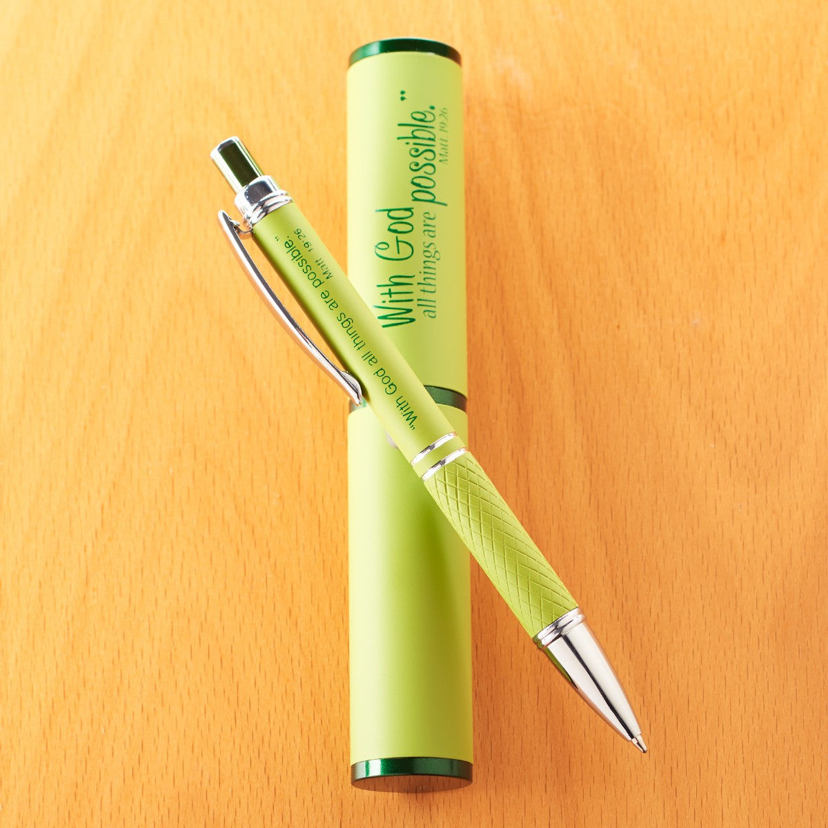 Pen -  "With God All Things Are Possible." Matt. 19:26