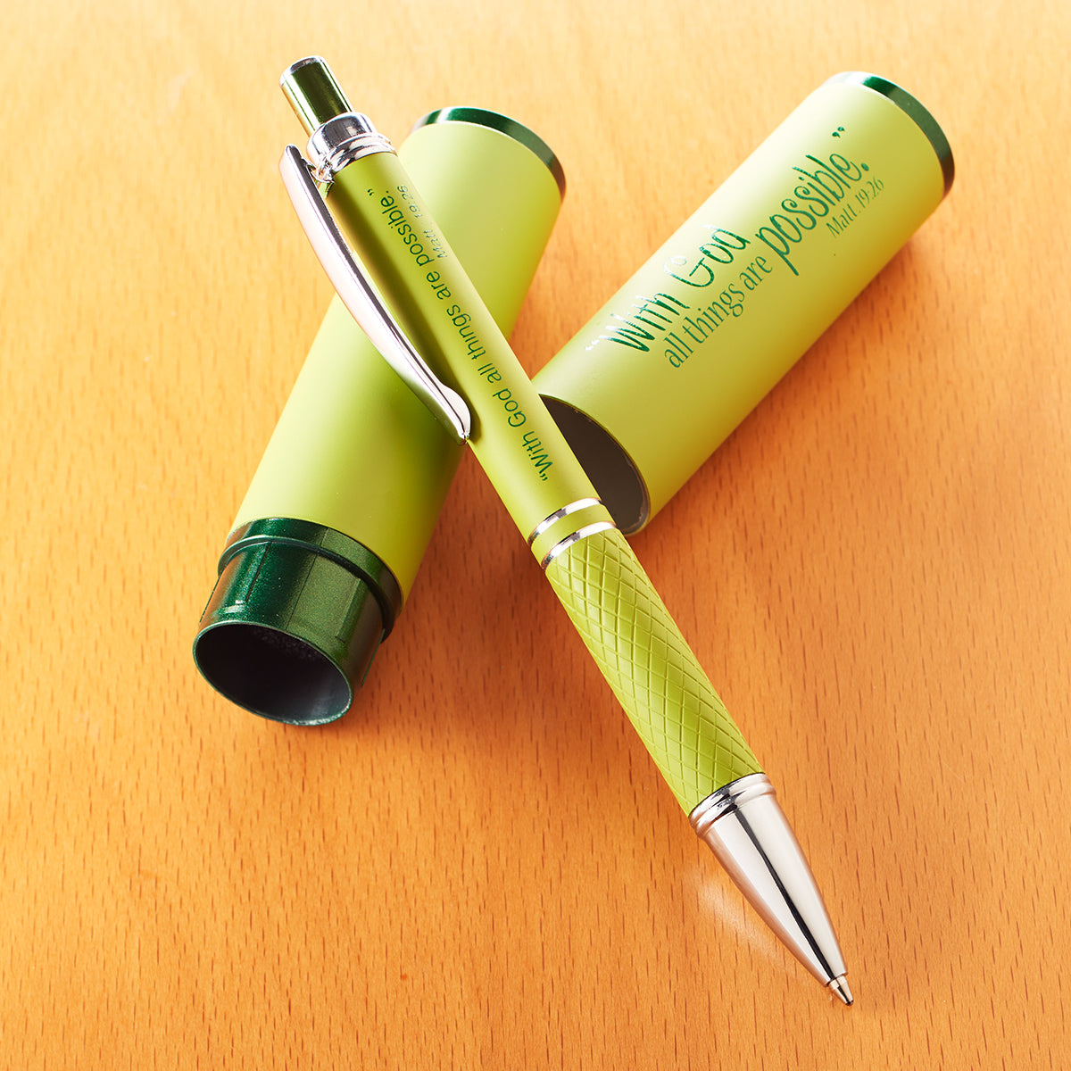 Pen -  "With God All Things Are Possible." Matt. 19:26