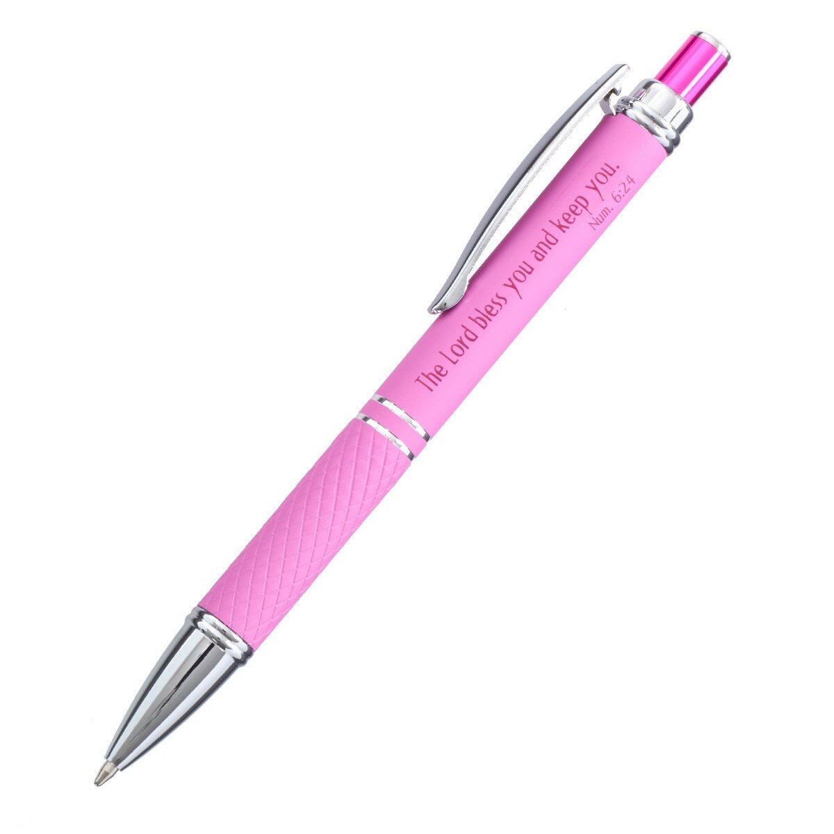 Stylish Pen and Case - Pink - "The Lord Bless You And Keep You."  Num. 6:24