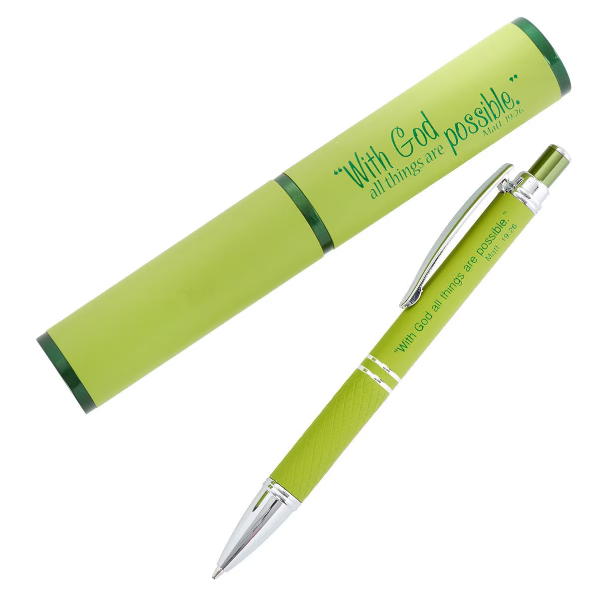 Pen -  "With God All Things Are Possible." Matt. 19:26