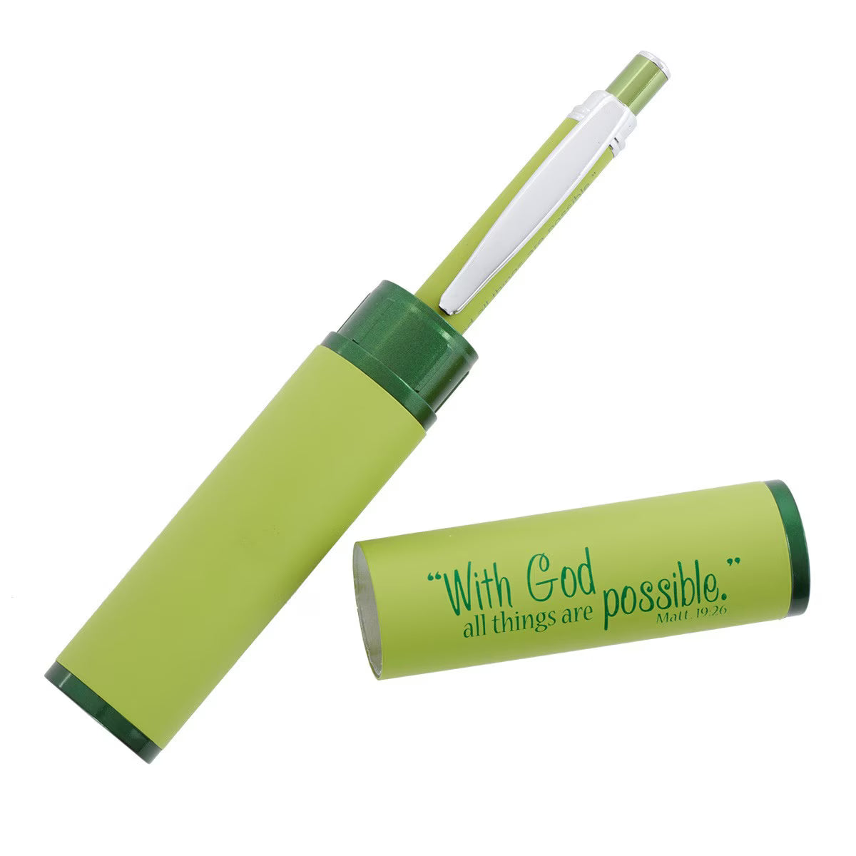 Pen -  "With God All Things Are Possible." Matt. 19:26