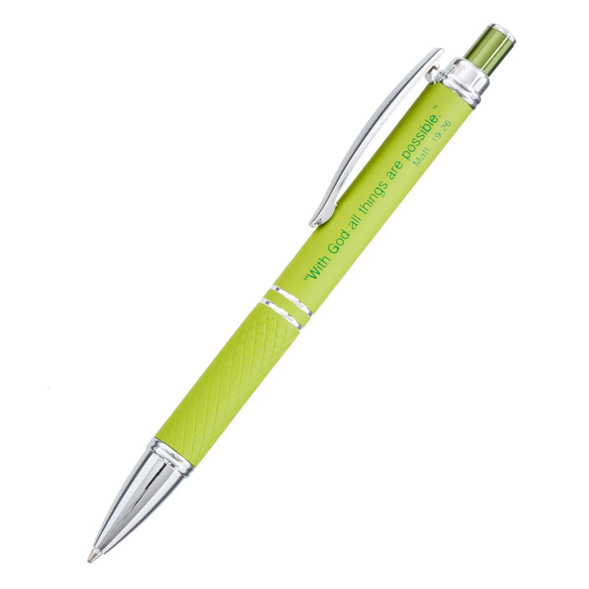 Pen -  "With God All Things Are Possible." Matt. 19:26