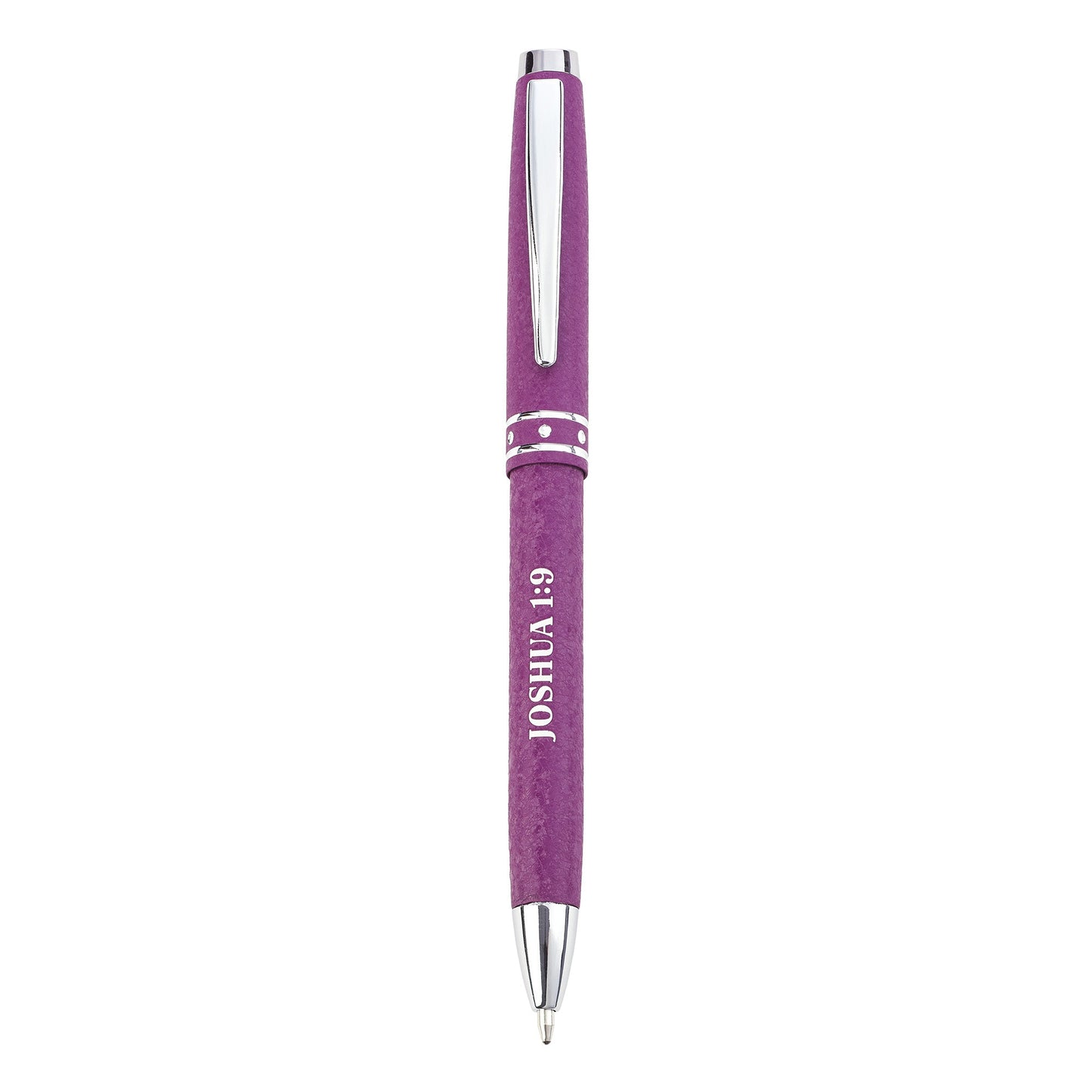 Strong & Courageous Purple Gift Pen – Joshua 1:9