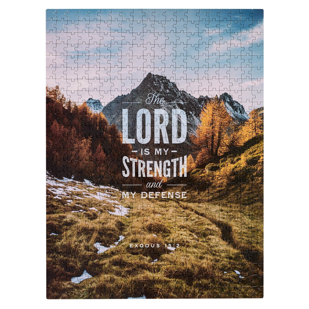 Strength & Defense Mountain Top 500-piece Jigsaw Puzzle - Exodus 15:2