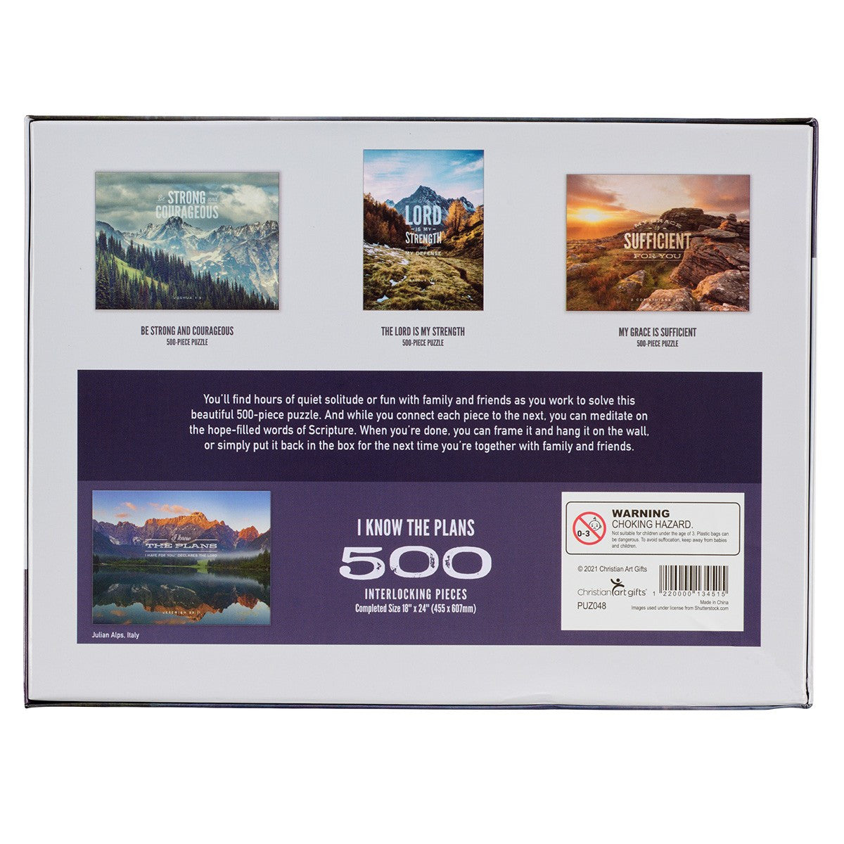 I Know The Plans Grand Tetons 500-piece Jigsaw Puzzle - Jeremiah 29:11