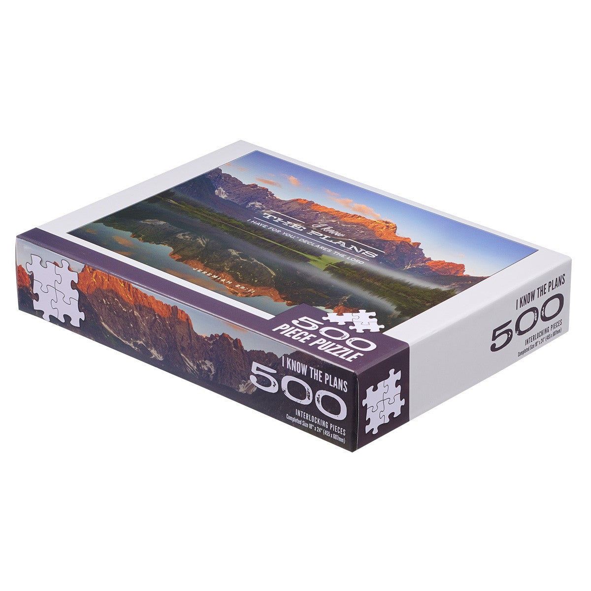 I Know The Plans Grand Tetons 500-piece Jigsaw Puzzle - Jeremiah 29:11