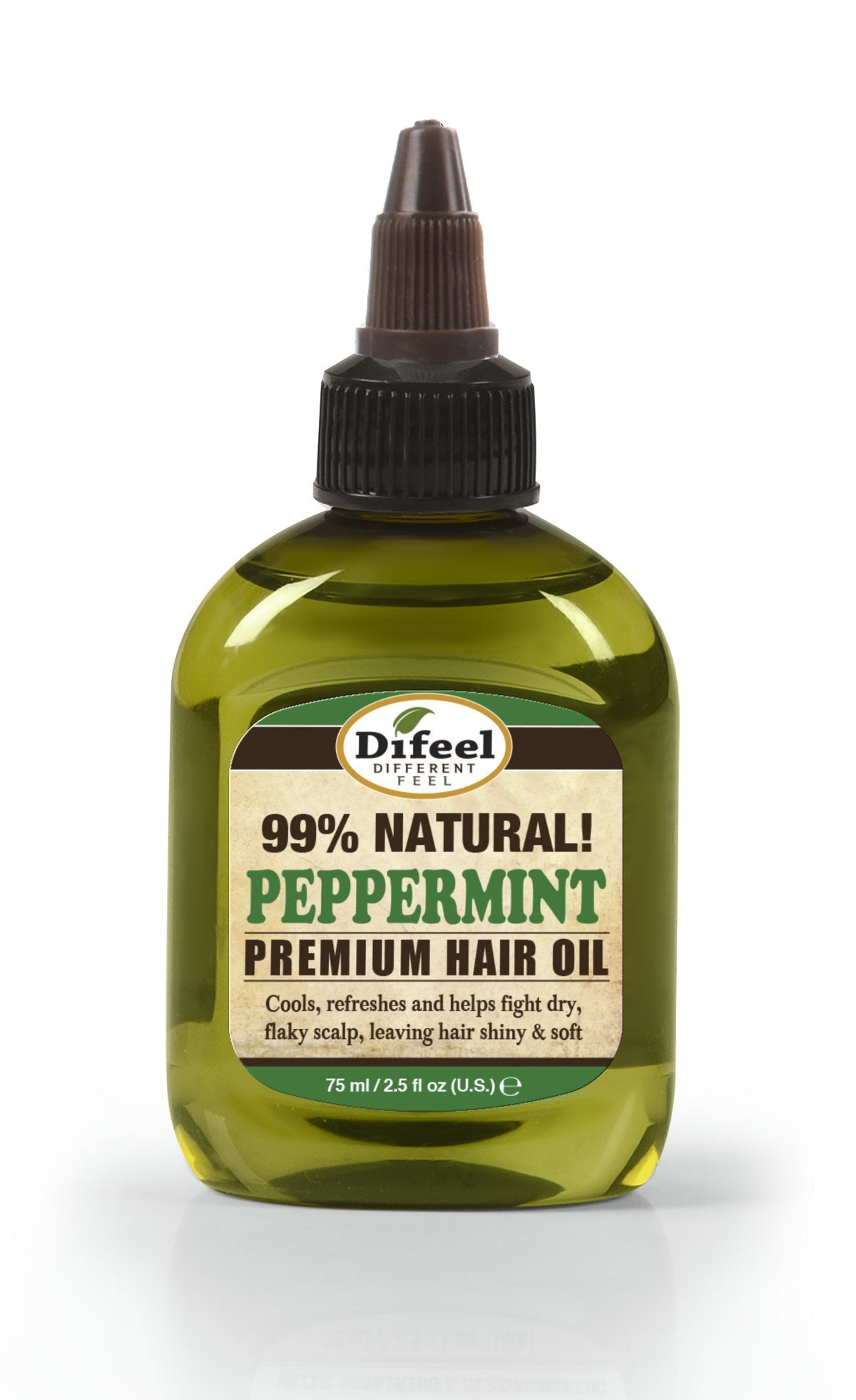 DIFEEL HAIR OIL - PEPPERMINT OIL 2.5 OZ.