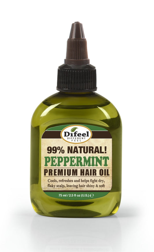 DIFEEL HAIR OIL - PEPPERMINT OIL 2.5 OZ.