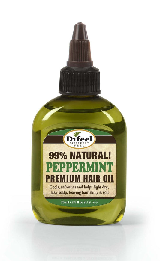 DIFEEL HAIR OIL - PEPPERMINT OIL 2.5 OZ.
