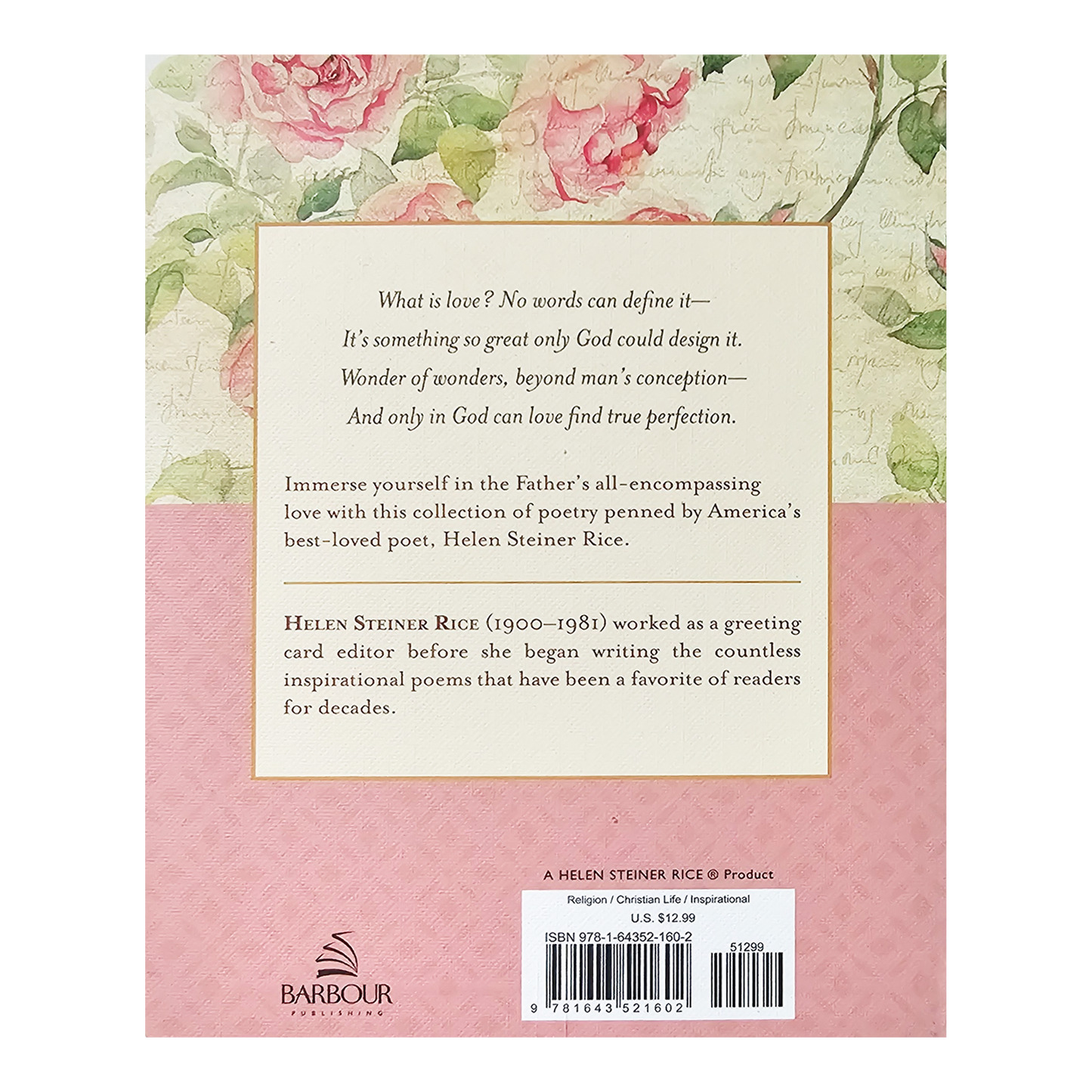 Reflections of Love: Inspiration from Helen Steiner Rice Paperback by Helen Steiner Rice
