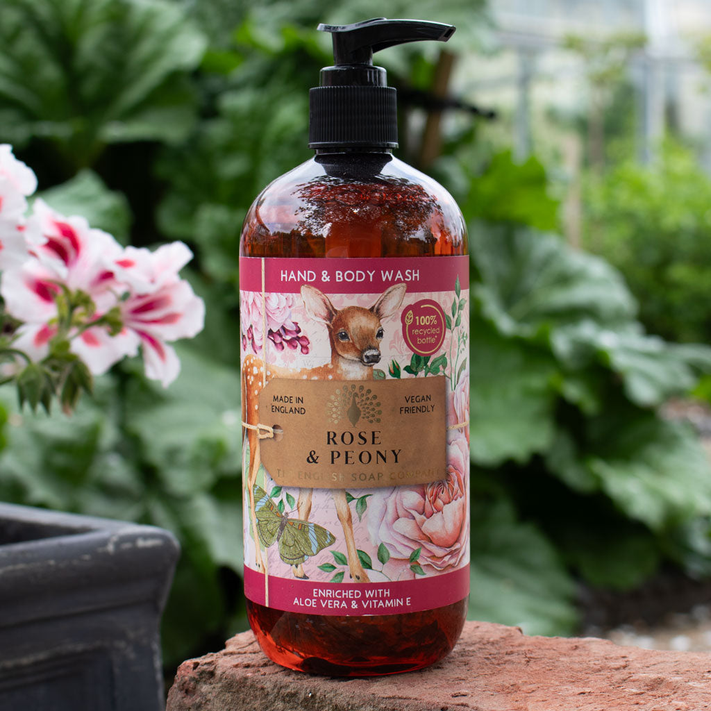 Rose and Peony Hand and Body Wash