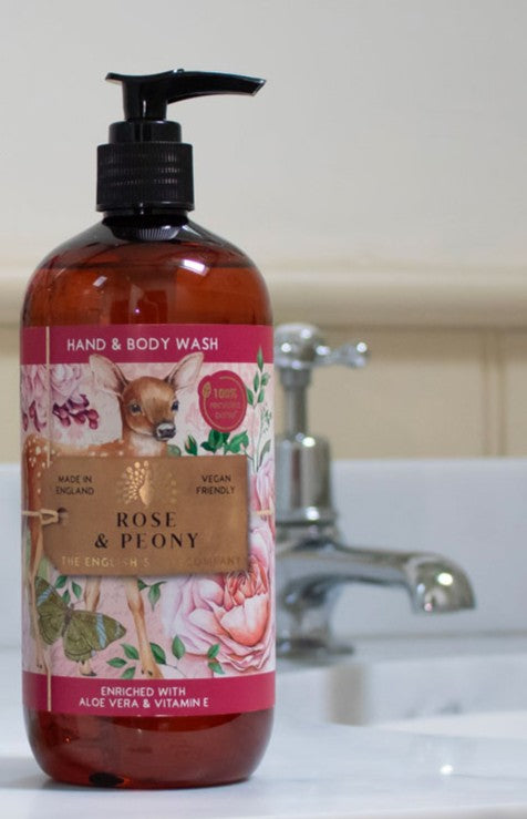 Rose and Peony Hand and Body Wash