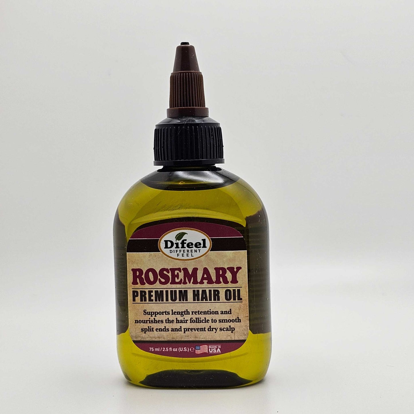 DIFEEL HAIR OIL - ROSEMARY OIL 2.5 OZ