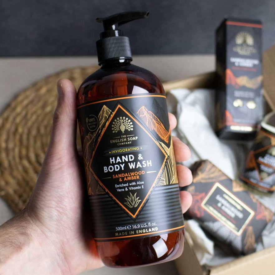 Sandalwood and Amber Hand and Body Wash