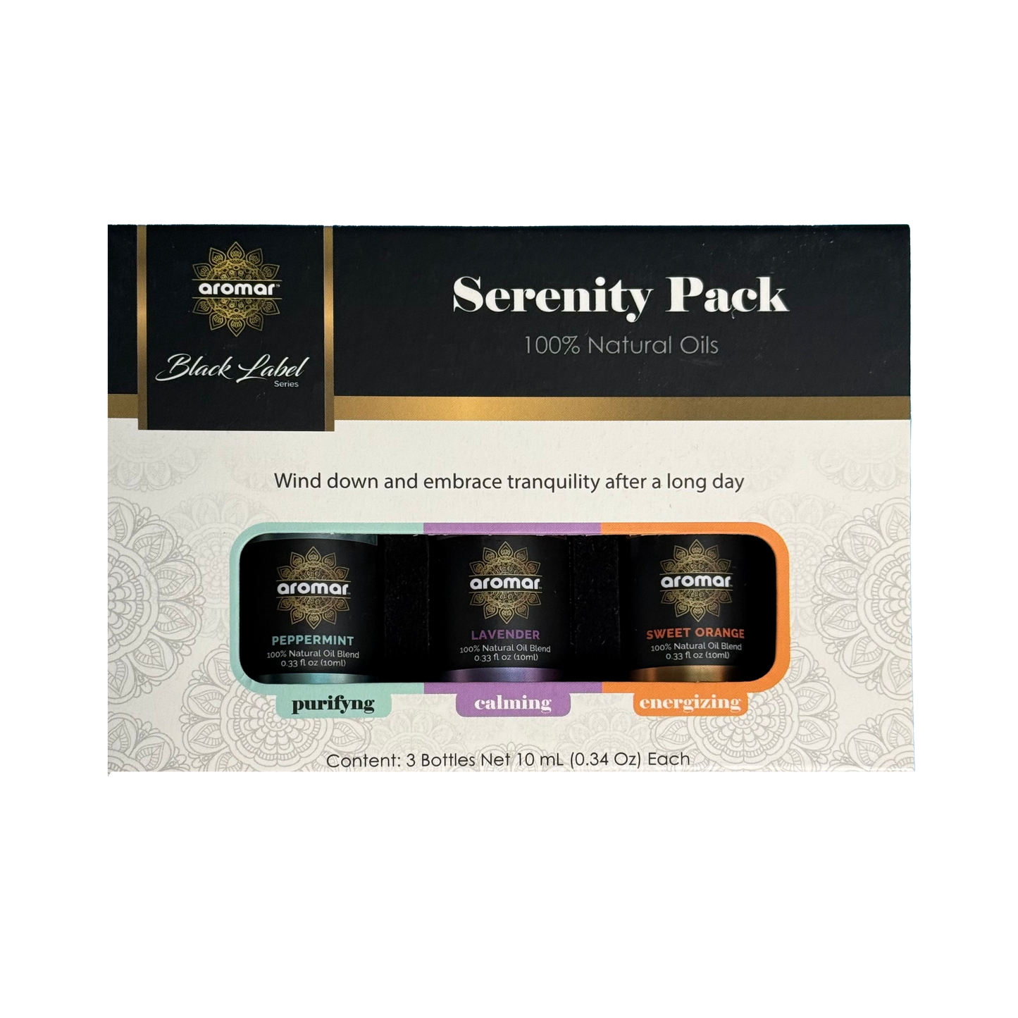 Essential Oils - Serenity Pack 3 Pack - Peppermint - Lavender - Sweet Orange