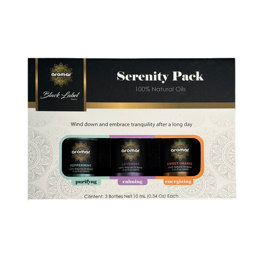 Essential Oils - Serenity Pack 3 Pack - Peppermint - Lavender - Sweet Orange