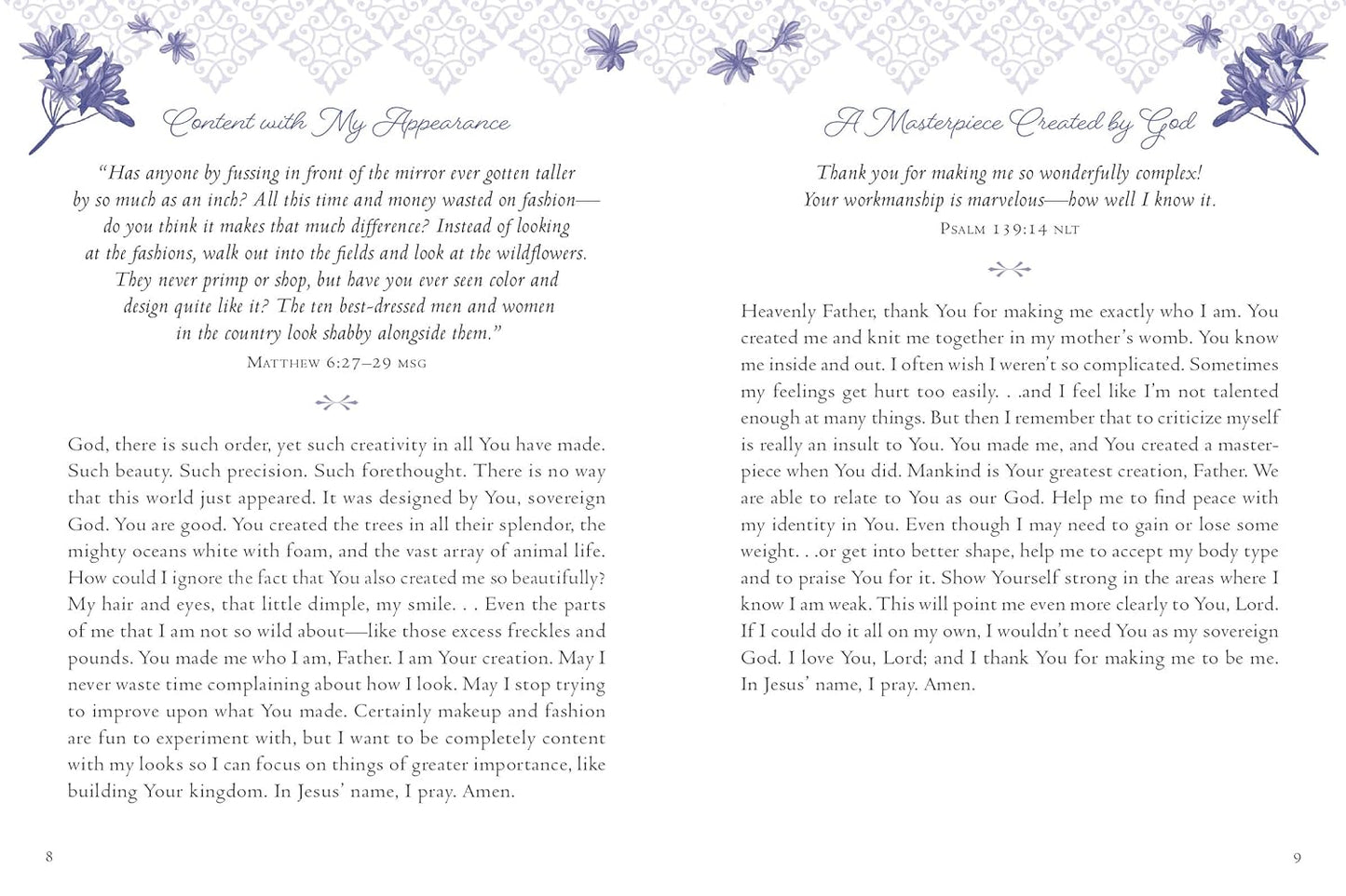 Serenity Prayers for a Woman's Soul Hardcover by Emily Biggers