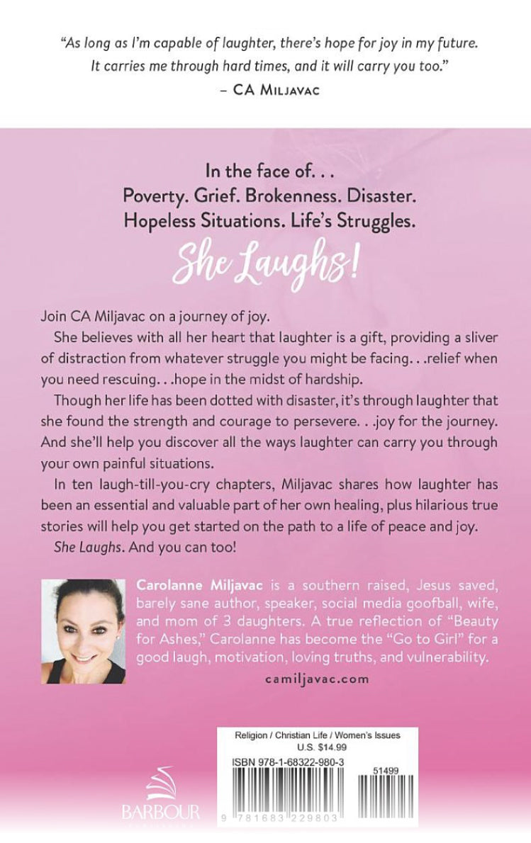 She Laughs: Choosing Faith over Fear Paperback by Carolanne Miljavac