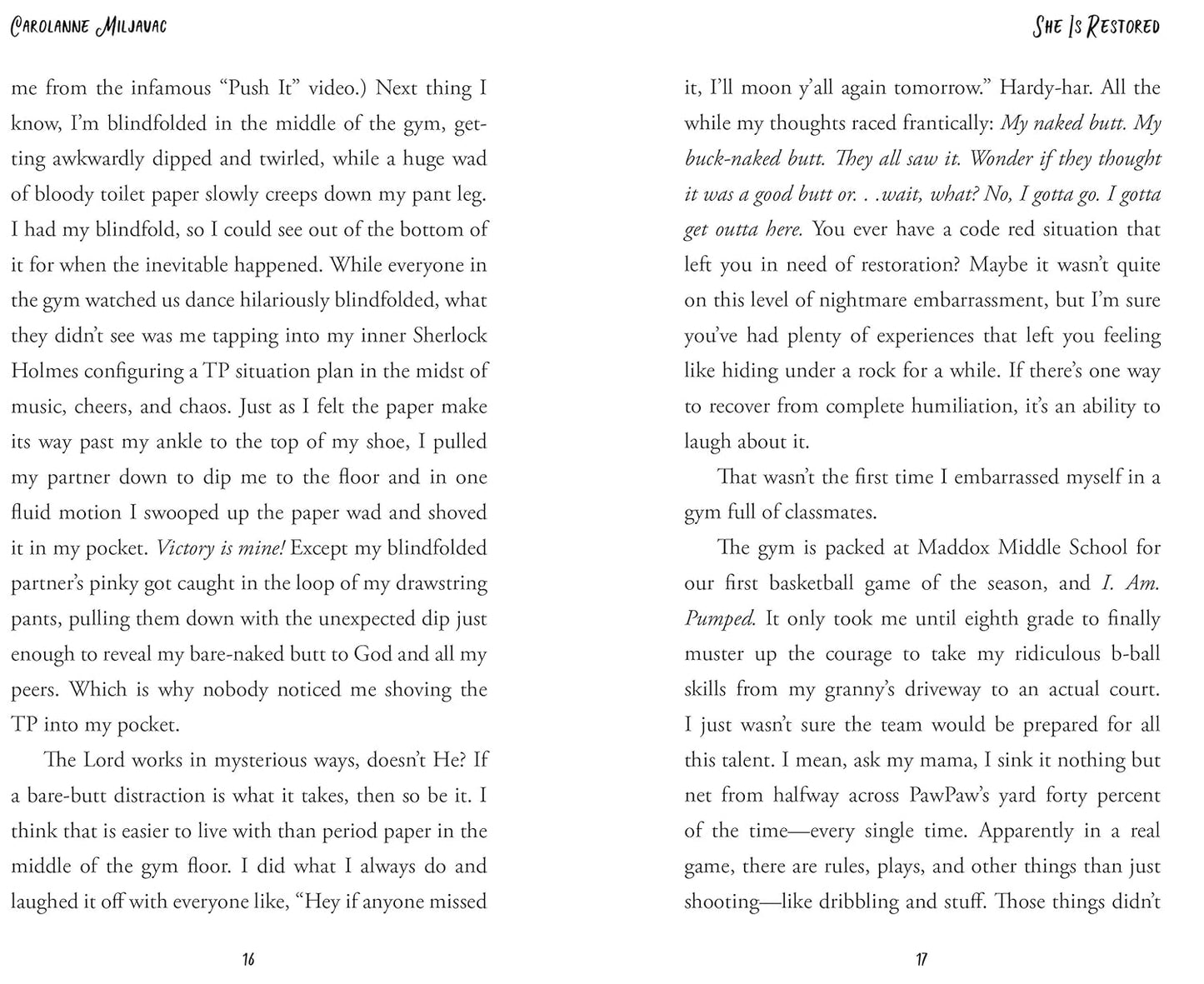 She Laughs: Choosing Faith over Fear Paperback by Carolanne Miljavac