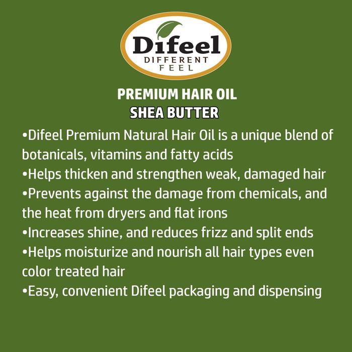DIFEEL HAIR OIL - SHEA BUTTER 2.5 OZ